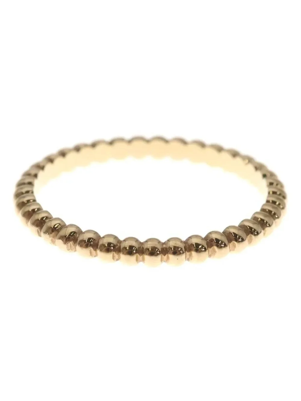 Van Cleef & Arpels Perlee Small Ring Pink Gold
